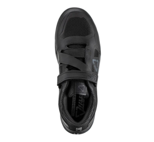 Zapato tenis ciclismo mtb leatt 5.0 clip negro