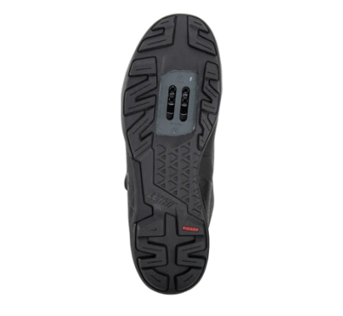 Zapato tenis ciclismo mtb leatt 6.0 clip negro