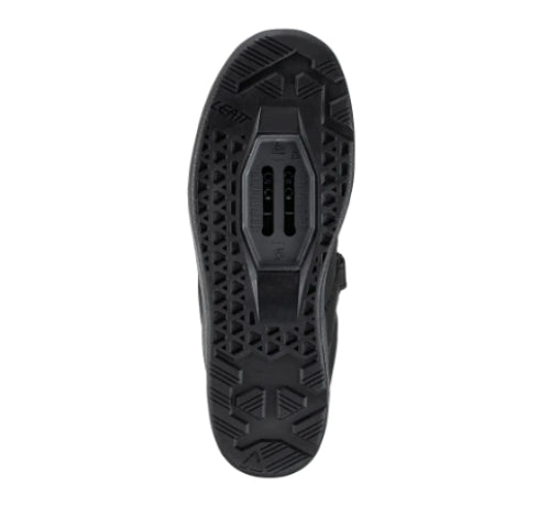 Zapato tenis ciclismo mtb leatt 4.0 clip negro