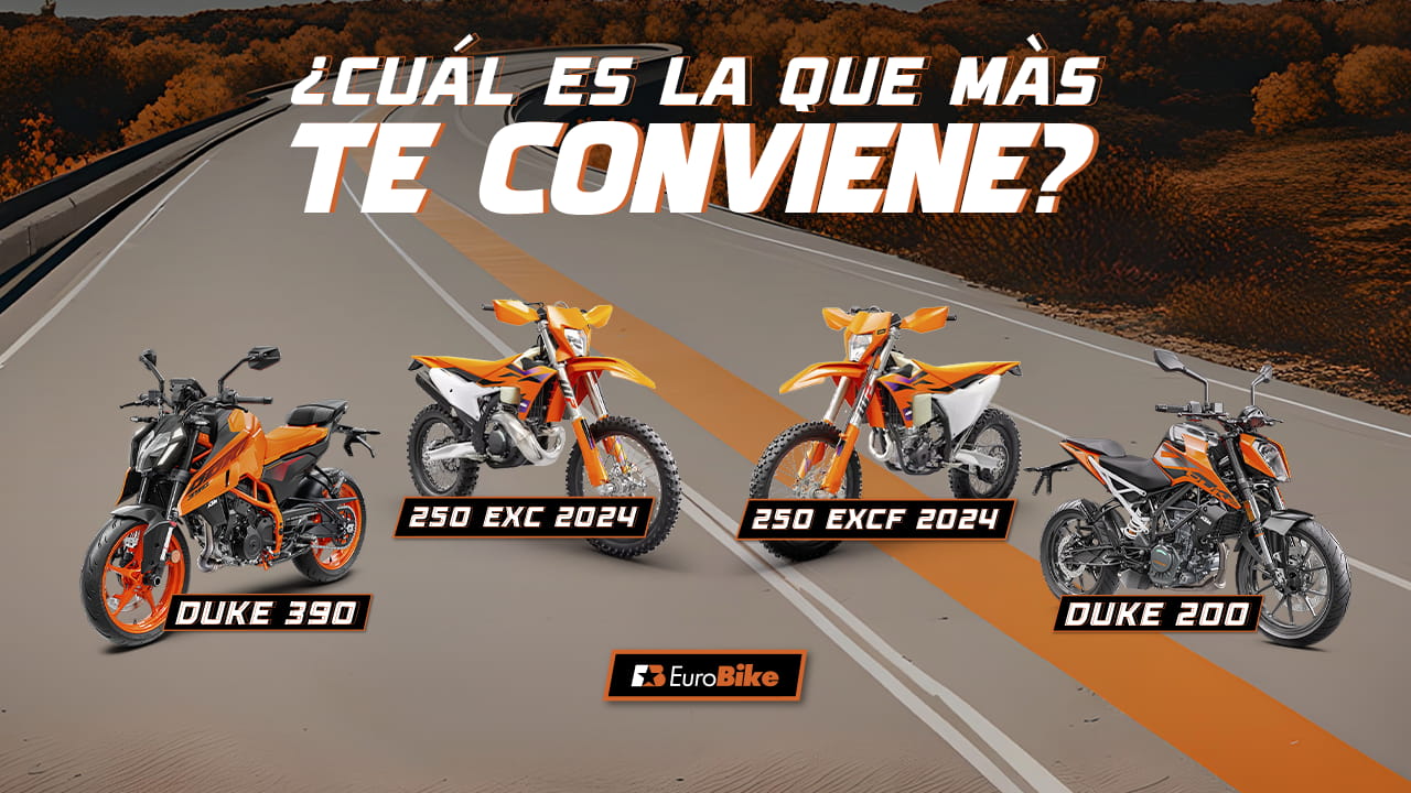 ktm duke 200, ktm duke 250 y ktm duke 390 