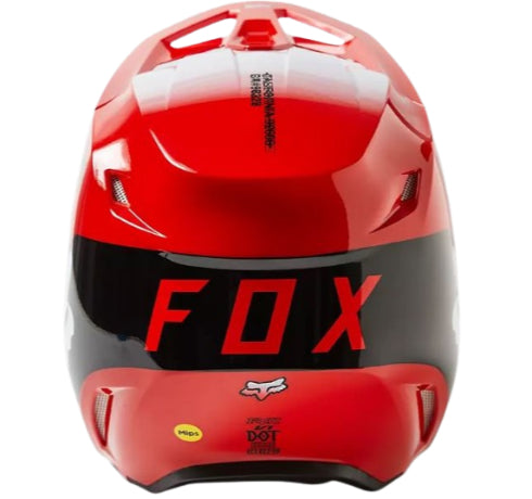 Casco fox V1 Toxsyk rojo adulto