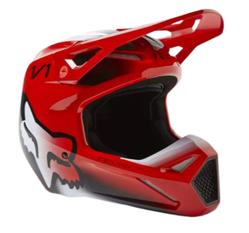 Casco fox V1 Toxsyk rojo adulto