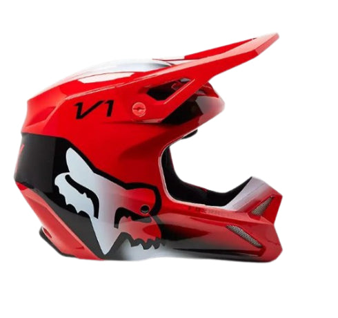 Casco fox V1 Toxsyk rojo adulto