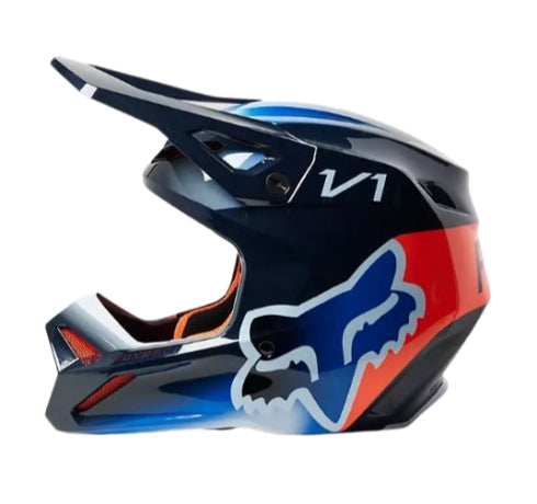 Casco fox V1 Toxsyk adulto azul