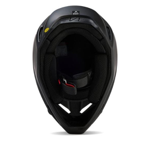 Casco Fox V1 Solid – Casco Da Moto Nero Lucido Per Uomo/Donna (Taglia M)