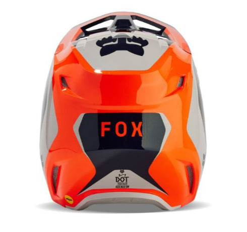 Casco fox V1 Nitro adulto naranja