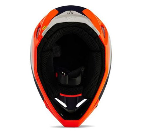 Casco fox V1 Nitro adulto naranja