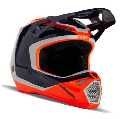 Casco fox V1 Nitro adulto naranja