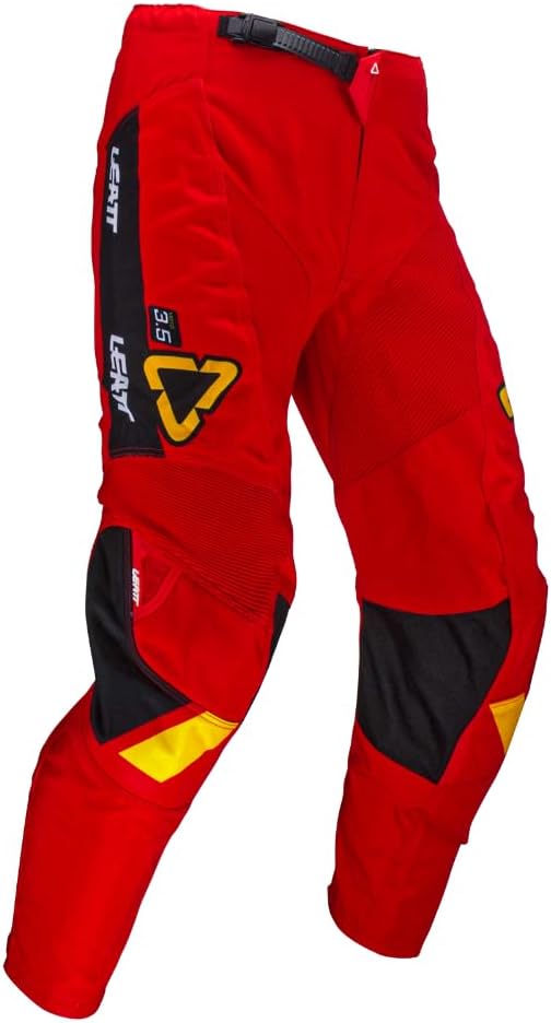 kit jersey y pantalón leatt ride 3.5  rojo moto