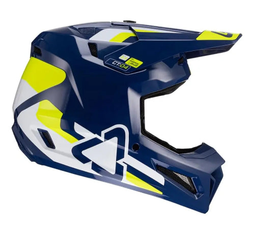 Kit casco y goggle leatt moto 3.5 v24 Azul