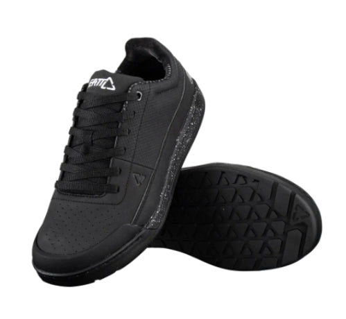 Zapato tenis ciclismo mtb leatt 2.0 flat negro