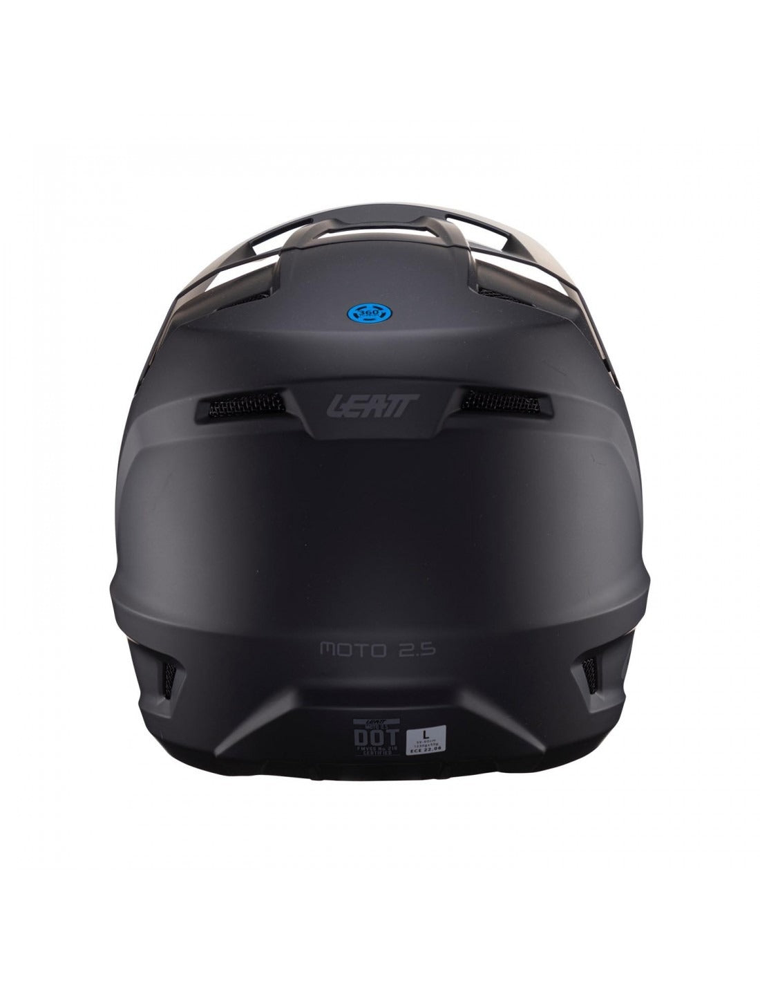 LEATT CASCO MOTO 2.5 V24 STEALTH NEGRO
