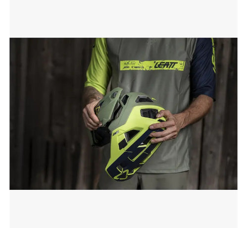 Casco para bicicleta leatt mtb enduro 4.0 Amarrillo/Gris