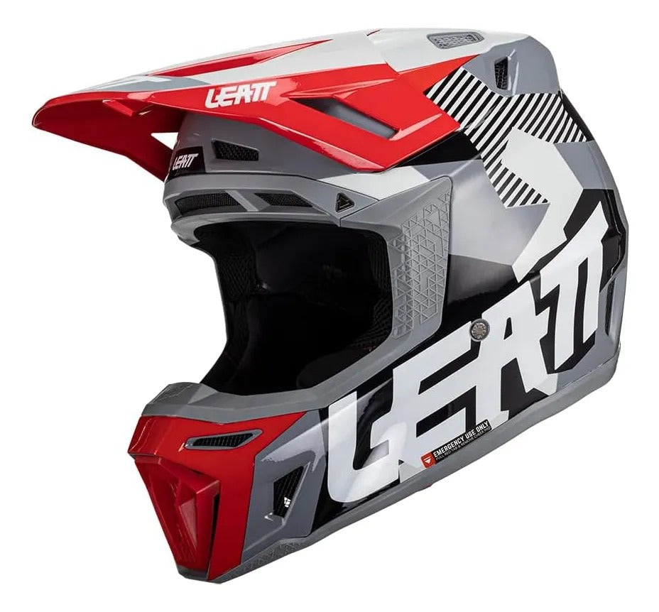 Kit casco y goggle leatt moto 8.5 v24 Forge