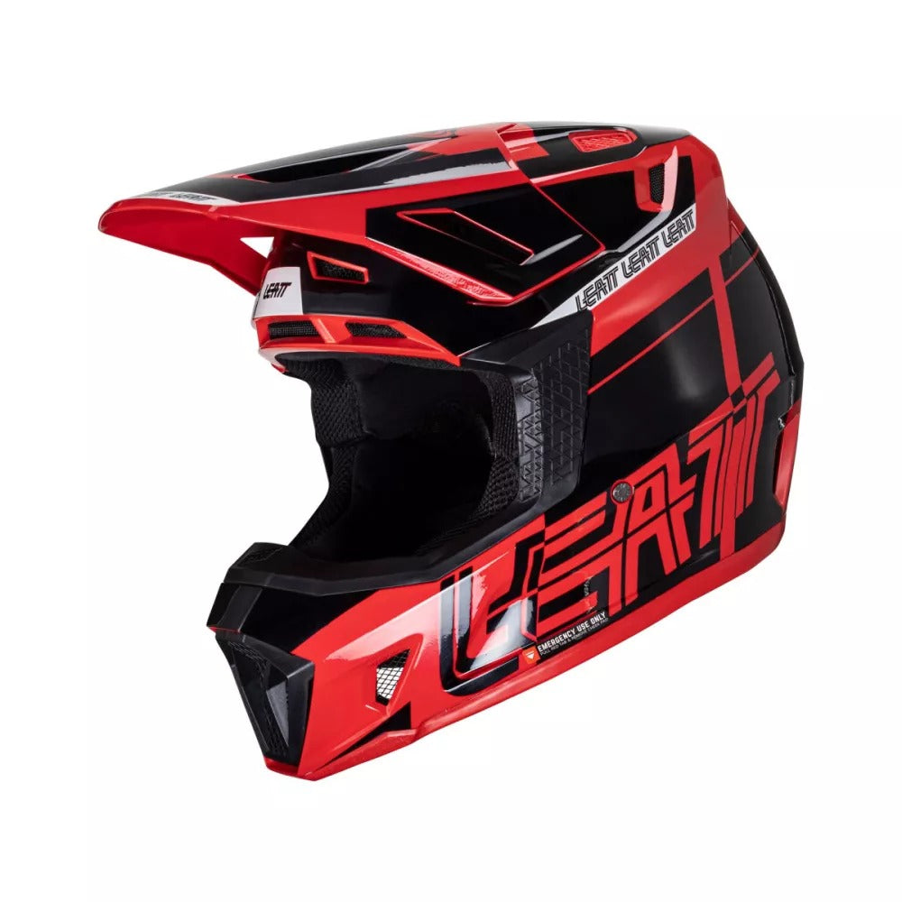 Kit casco y goggle leatt moto 7.5 v24