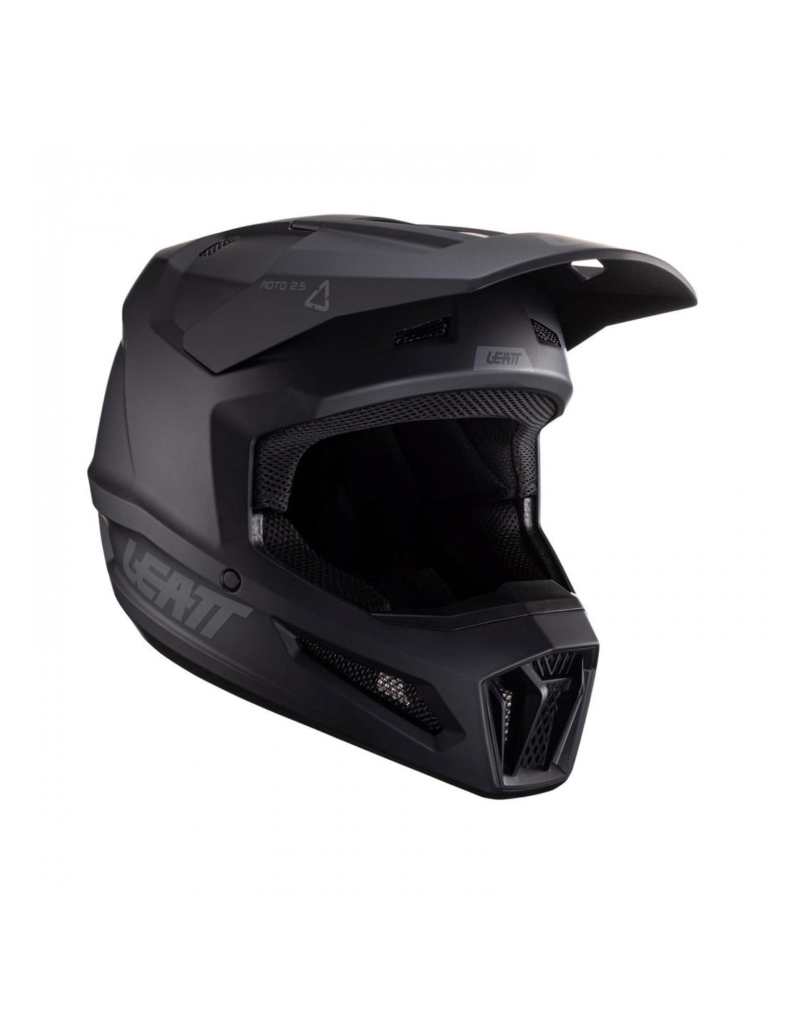 LEATT CASCO MOTO 2.5 V24 STEALTH NEGRO