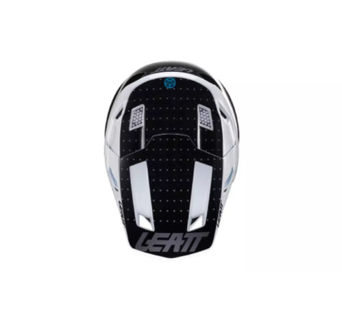 Kit casco y goggle leatt moto 8.5 v24 Black & White