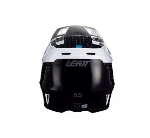 Kit casco y goggle leatt moto 8.5 v24 Black & White