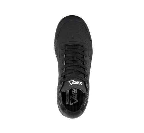 Zapato tenis ciclismo mtb leatt 2.0 flat negro
