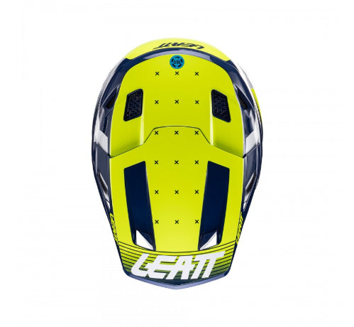 Kit casco y goggle leatt moto 7.5 v24 Blue
