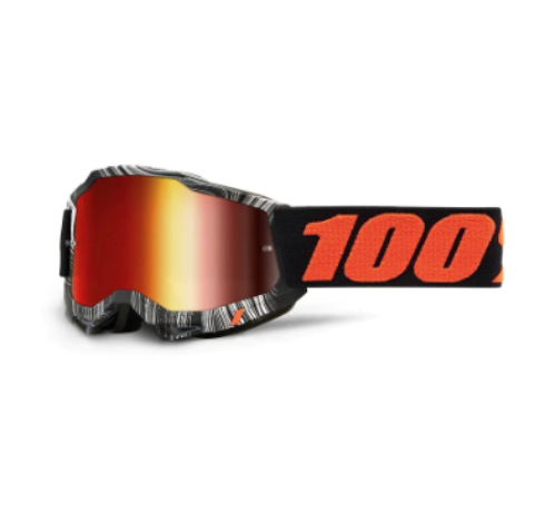 Goggle 100% accuri 2 geospace lentes rojos