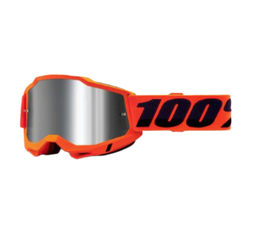 Goggle 100% accuri 2 neon naranja lente gris