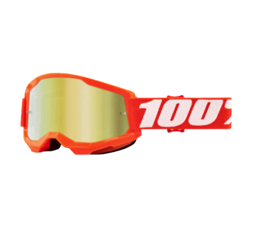 Goggle 100% accuri 2 naranja lente dorado