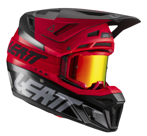Kit casco y goggle leatt moto 8.5 V22