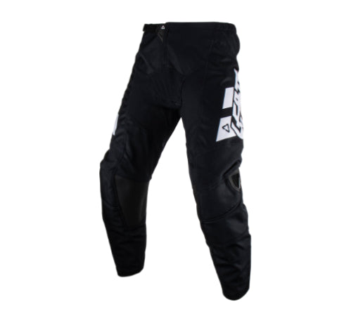 Kit jersey y pantalon leatt ride 3.5 negro/blanco moto